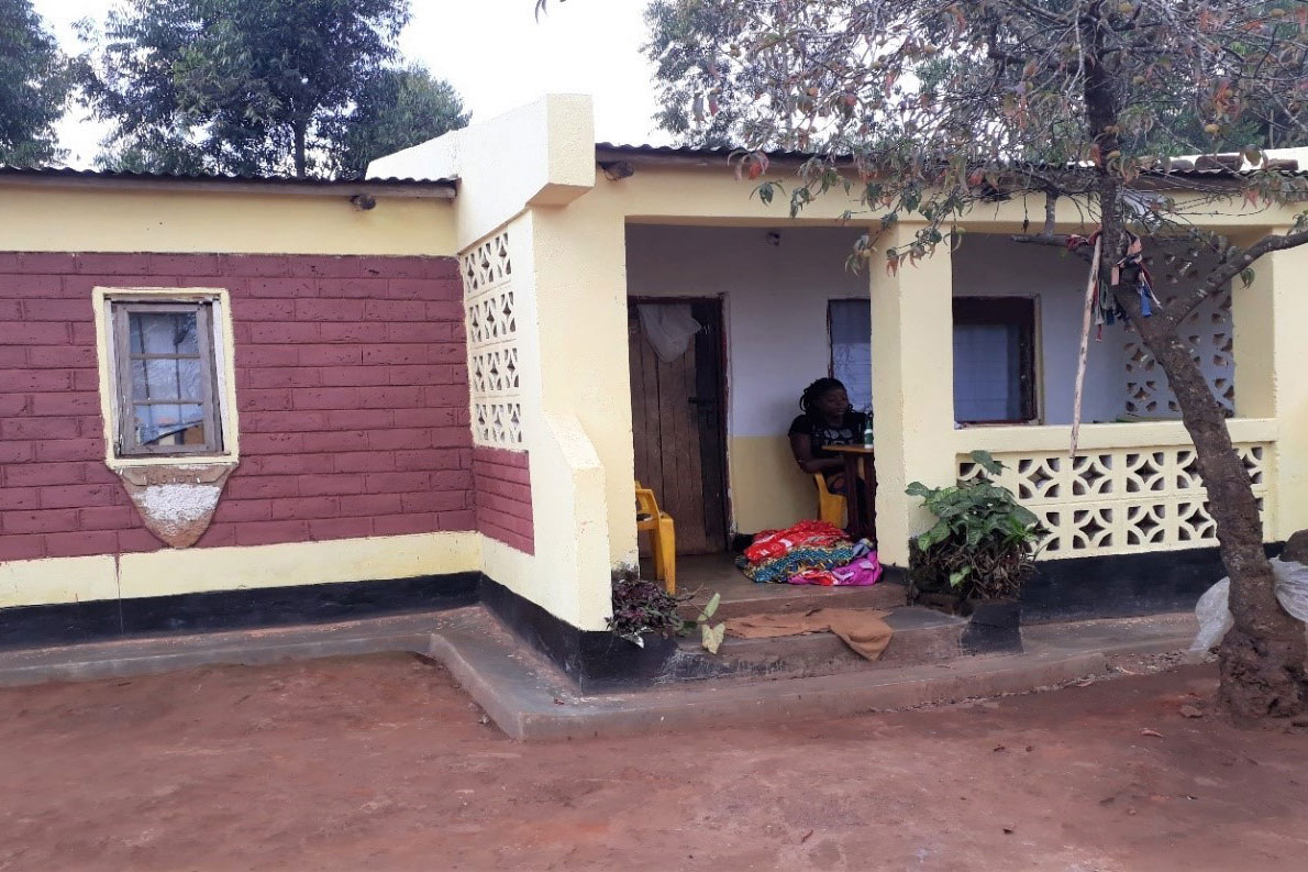 The House That Brenda Painted From Tailoring Proceeds