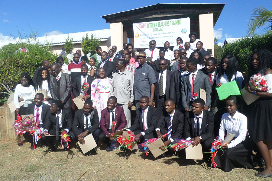 A group photo from the graduation ceremonies