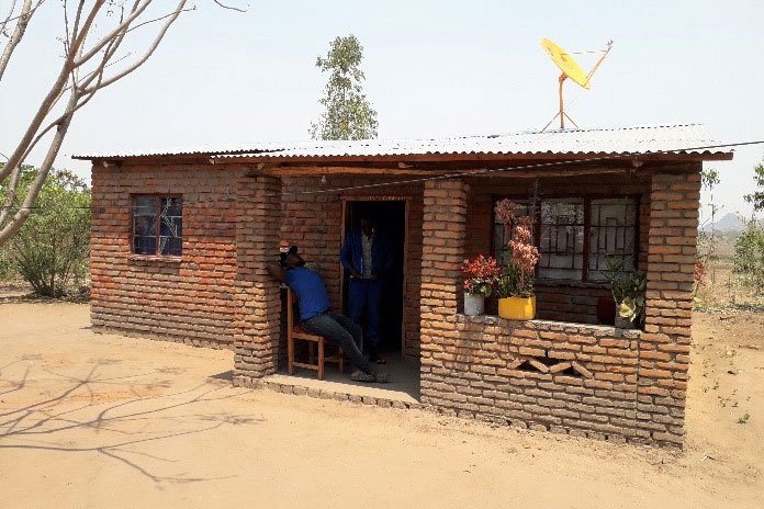 Gustos solar installed housee in Selemani Village