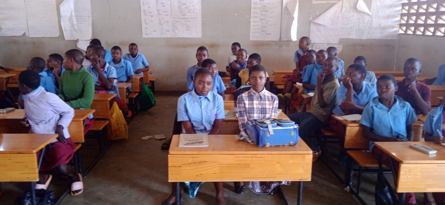 Miriam Fatson back in school along with her classmates